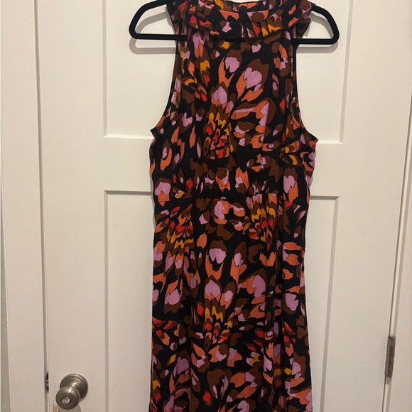 CAbi Monarch Mini Dress - Black and Purple 4454 Size Large EUC - Picture 5 of 7